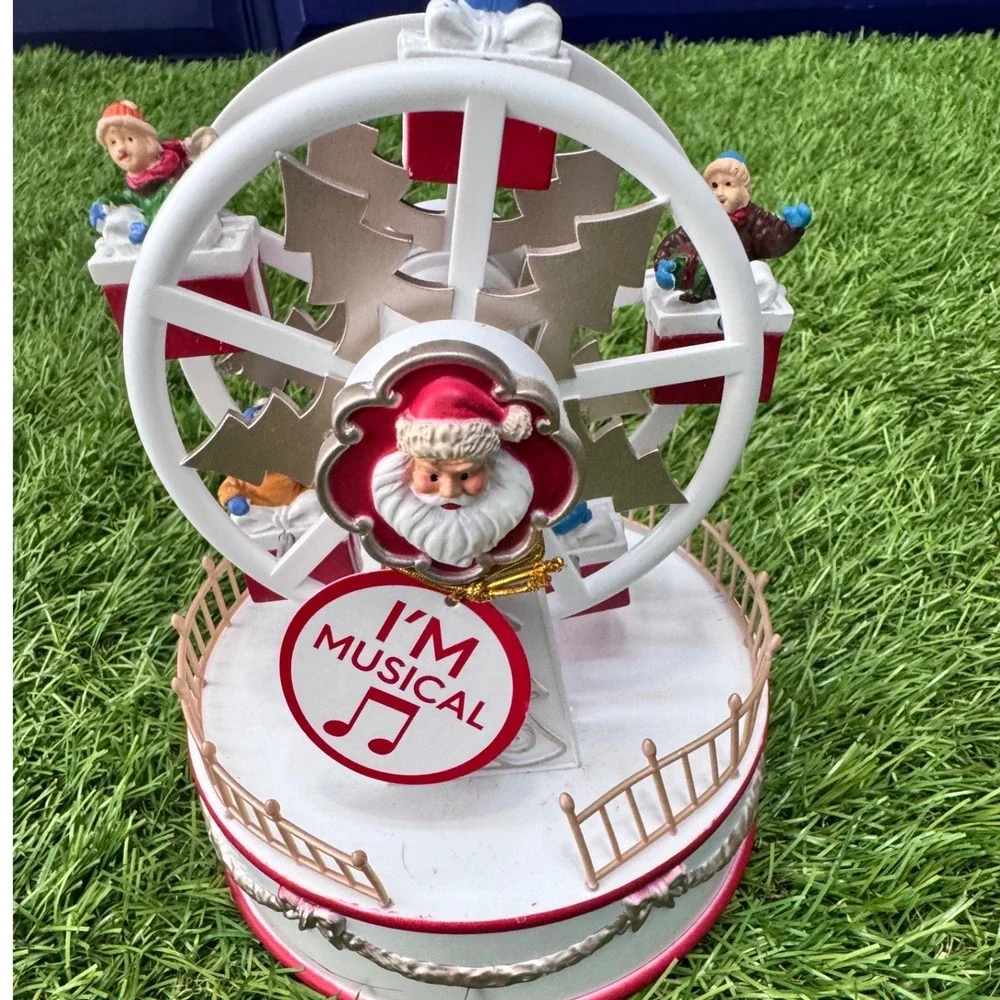 Unbranded Christmas Ferris Wheel Musical Decor‎ Unisex OS White Excellent
